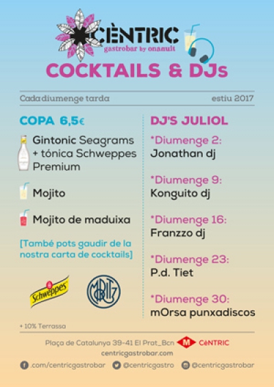 Cocktails &amp; Djs_ Julio 2017